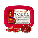 韩今韩式辣酱 韩国进口部队火锅拌饭辣牛肉粉丝汤酱 辣椒酱烤肉酱200g