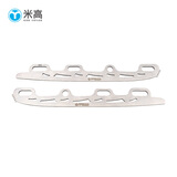 米高冰刀片可换式儿童滑冰鞋轮滑鞋直排轮平花鞋溜冰鞋两用冰刀片 花刀片 S/M（适用26-37码）