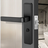 梅花（BLOSSOM）卫生间门锁浴室锁室内门锁洗手间厕所铝合金门锁356哑黑125孔距