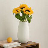 京东鲜花 北欧陶瓷花瓶装饰干花鲜花花瓶餐桌客厅插花创意摆件复古件艺术