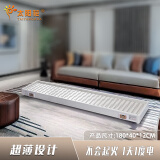 太阳花 实木电烤炉取暖器暖脚器烤火箱电火桶烤火炉学生炉烤脚家用烤火器取暖器烘脚器暖脚炉长方形办公 太空铝材【180*40*12CM】石墨烯发热