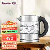 铂富（Breville） BKE395 家用电水壶 电热水壶  进口玻璃材质水壶 1L烧水壶电热壶 1L