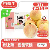 京鲜生 树熟软糯胭脂红芭乐 净重3斤单果100g+ 新鲜番石榴 源头直发包邮