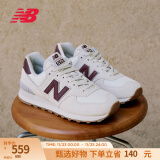 NEW BALANCE NB574 官方休闲鞋女鞋复古舒适轻便百搭潮流运动鞋 米白色 WL574RCF 35 (脚长22cm)