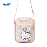 凯蒂猫（hellokitty）三丽鸥KT猫手机包女斜挎迷你儿童零钱包女孩生日礼物高级小众
