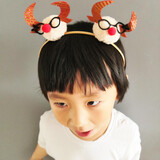 京唐 圣诞节发箍发卡圣诞头箍儿童装饰装扮幼儿园礼物圣诞帽头饰3个装