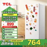 TCL 118升L3 单门双温家用白色小冰箱节能低噪租房电冰箱小户型超薄迷你政府补贴R118L3-A