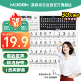 莫森（MOSEN）MS-09T钢琴键盘贴88/61/54键 电子琴纳米键盘贴五线谱简谱贴