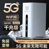 智创当下5g随身wifi6无线移动cpe路由器免插卡宽带上网无限流量2025款千兆双频户外直播办公车载十大排名 【5G尊享版】 狂暴双核 极速狂飙不限速