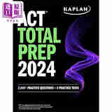 ACT Total Prep 2025 Kaplan Test Prep 2025年新版卡普兰ACT考试备考全指导