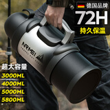 恩尔美（nRMEi）保温壶杯大容量316不锈钢家用暖热水瓶便携车载户外旅行保温水壶 【抗菌316】渐变色2.0升【茶水分离/直饮/速凉倒水盖】