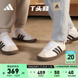 adidas「T头鞋」VL COURT休闲板鞋德训鞋男女阿迪达斯官方轻运动 白色/黑色/灰色 35.5
