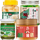 云山半腊八蒜400g+糖蒜500g+二八酱200g+韭菜花酱200g组合装