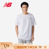 NEW BALANCE NB 官方短袖T恤男款24新款运动休闲百搭纯色打底圆领上衣 WT MT41509 S