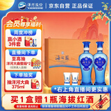 洋河 蓝色经典 海之蓝42度 480ml*2瓶 礼盒装（中秋送礼）浓香型白酒 