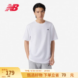 NEW BALANCE NB 官方短袖T恤男款24新款运动休闲百搭纯色打底圆领上衣 WT MT41509 M