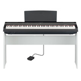 雅马哈（YAMAHA）P125a电钢琴 125aB黑主机+白色木架【黑白配色】