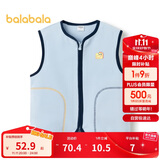 巴拉巴拉童装宝宝保暖背心冬季加厚摇粒绒儿童马甲男女童加绒208424171204