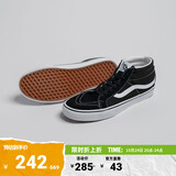 VANS范斯官方 SK8-Mid黑色街头风经典男鞋女鞋板鞋运动鞋 黑色 36.5
