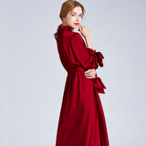 俞兆林结婚晨袍女新娘伴娘长款睡袍高级简约婚礼新婚本命年红色睡衣