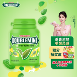 绿箭(DOUBLEMINT)口香糖 绿茶薄荷味约40粒/瓶 零食糖果 口气清新糖