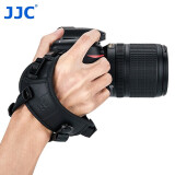 JJC 相机腕带 单反手腕带 快摄&快拆 适用佳能 尼康 松下配件【金属底座丨黑色】 