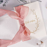 侧目誓言卡婚礼高级感ins风小贺卡结婚用誓词卡仪式新娘致辞卡片手卡 蜜桃粉+茉莉白+钥匙笔