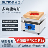 尚仪多功能电炉实验电炉电炉工业可调温高温电热炉SN-DL-2G（带炉盖）