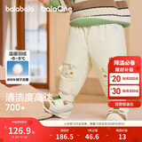 巴拉巴拉童装宝宝羽绒裤儿童男女童长裤冬2025加厚保暖束脚裤209425108208