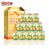 WONTAE源泰韩式风味含25%果汁果肉饮料雪梨果肉饮料礼盒装238ml*12罐