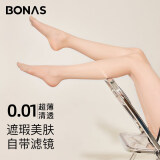 宝娜斯丝袜女春夏季0感超薄美肤不易勾丝连裤袜性感丝袜肉色光腿神器