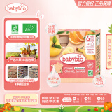 伴宝乐（Babybio）婴幼儿有机果泥 苹果橙子香蕉口味 整盒装4*90g 法国原装进口 