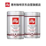 ILLY意利（illy）意式拼配深度烘焙 阿拉比卡咖啡豆250g*2罐装 进口