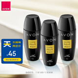 雅芳 AVON 小黑裙爽身露走珠香体露40ml*3干爽香体腋下异味淡花香型