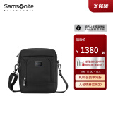 新秀丽（Samsonite）总裁包ENCODE 经典黑标可定制竖款方形 商务单肩斜挎包 HO0*010