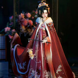 国风汉服巴比娃娃关节可动可换装中国风古装豪华套装玩偶盲盒礼物 优质娃娃高约20-30cm 中国风巴比系列随机发1-2个