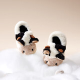 巴拉巴拉儿童棉拖鞋包跟男童女童毛绒动物棉鞋2024秋冬家居鞋208424141224