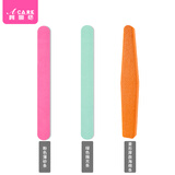 阿嚓热指甲锉/抛光条A1p201-四面抛光块指甲挫海绵美甲双面打磨砂条打磨 粉色薄砂+抛光条+菱形海绵各 1条