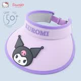 Hello Kitty儿童帽子夏季防晒遮阳帽男女童大帽檐空顶太阳帽 TKM1035库洛米