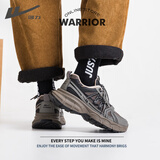 回力（Warrior）官方男鞋冬季厚底增高运动鞋男士加绒保暖老爹鞋百搭休闲鞋子男