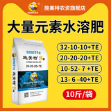 施美特施美特大量元素水溶肥料平衡高氮高磷高钾型蔬菜冲施肥复合肥料 20-20-20平衡型1袋5Kg