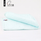 浅野（air kaol）日本进口擦汗小方巾今治棉抗菌抑臭吸水柔软手帕巾洗脸手绢银线款 清风蓝 32*14cm