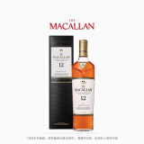 麦卡伦（MACALLAN）单桶12年礼盒装  700ml*1 单一麦芽威士忌 雪莉桶单桶  