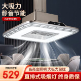 韩强麻将灯棋牌室吸烟空气净化器灯直排式外排吸烟灯无耗材吸烟灯 纤薄机身按键款（无安装）暗装