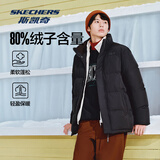 斯凯奇2025冬季保暖时尚百搭男女同款羽绒外套