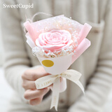 SWEET CUPID车载香薰出风口创意香皂花束同城配送非鲜花七夕情人节生日礼物