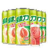 绿力果汁饮料台湾生产红番石榴汁480ml*6罐维生素C红芭乐汁饮品