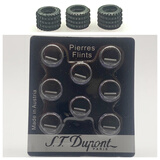 都彭打火机登喜路等气体火石铜气嘴转接头砂轮燧火轮 火石一板+砂轮3个