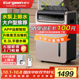 欧井（Eurgeen）除湿机/抽湿机 除湿量50升/天 泵压排水 家用地下室别墅商用工业净化净味吸湿器 OJ-550EP