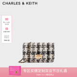 CHARLES&KEITH经典菱格链条小方单肩斜挎包包女包生日礼物CK2-70160131 CK2-70160131-1Multi综合色 小包